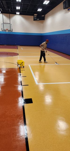 Gym Floor Stripping & Waxing Services in Hamtramck, MI (2)